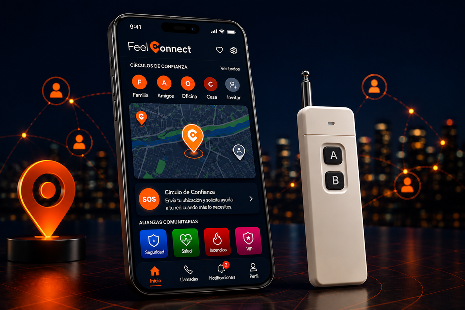 App para activar alarma comunitaria y alertar a la comunidad 